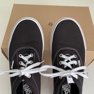 Vans Black Sneakers New Size 6.5